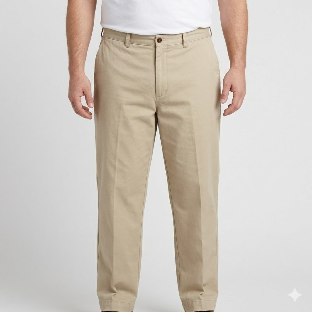 L.L. Bean Natural Fit Khaki Chino Pants‎ 38x32